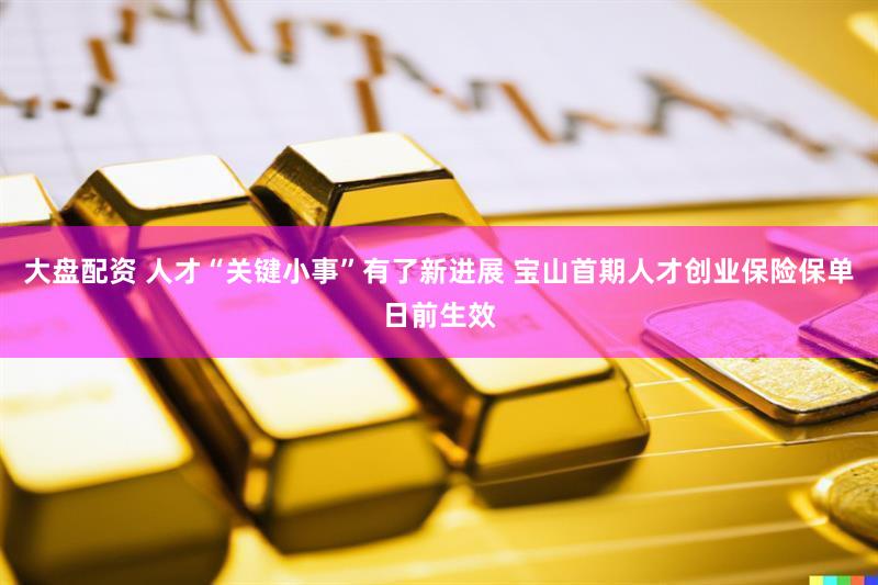 大盘配资 人才“关键小事”有了新进展 宝山首期人才创业保险保单日前生效