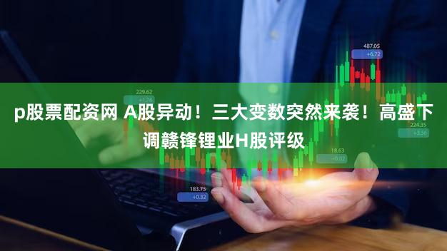 p股票配资网 A股异动！三大变数突然来袭！高盛下调赣锋锂业H股评级