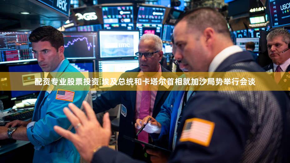 配资专业股票投资 埃及总统和卡塔尔首相就加沙局势举行会谈