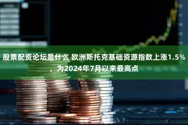 股票配资论坛是什么 欧洲斯托克基础资源指数上涨1.5%，为2024年7月以来最高点