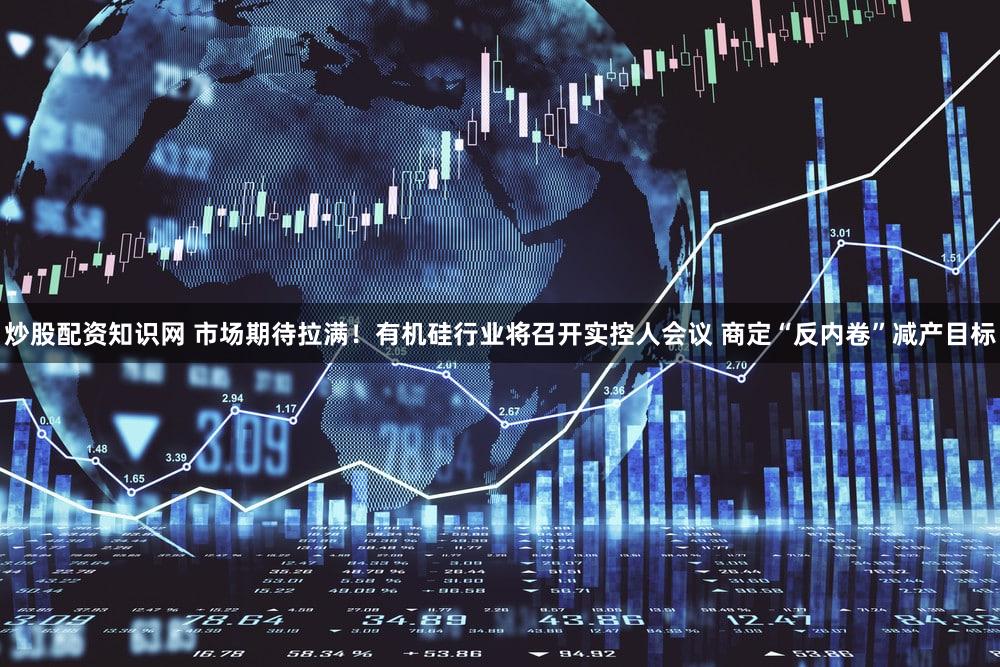 炒股配资知识网 市场期待拉满！有机硅行业将召开实控人会议 商定“反内卷”减产目标