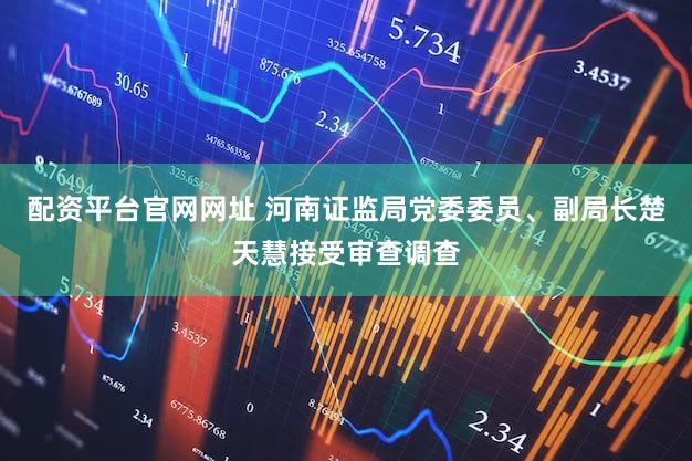 配资平台官网网址 河南证监局党委委员、副局长楚天慧接受审查调查