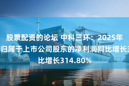 股票配资的论坛 中科三环：2025年前三季度归属于上市公司股东的净利润同比增长314.80%