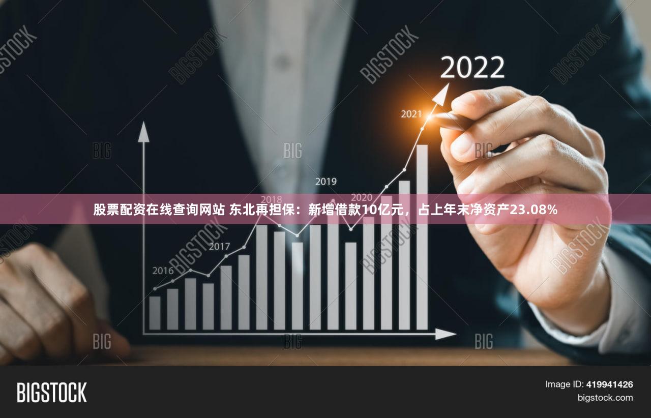 股票配资在线查询网站 东北再担保：新增借款10亿元，占上年末净资产23.08%